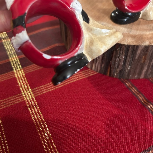 Vintage Santa Napkin Rings Holders Christmas - Picture 11 of 13